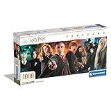 Clementoni Jigsaw Puzzle Harry Potter 1000 Pieces - Poster Included, Puzzle For Adults 14-99 Years, Gift For Men/Women, Hogwarts, Made In Italy, 39873