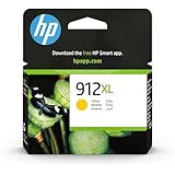 HP Inkjet Printer, Yellow, High Yield 912XL Yellow