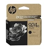 HP 924e EvoMore Black Original Ink Cartridge, High Yield