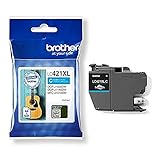 Brother LC-421XLC Inkjet Cartridge, Cyan, Single Pack, High Yield includes 1 x Inkjet Cartridge, Brother Genuine Supplies