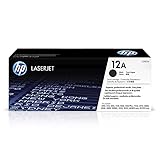 HP Q2612A 12A Original LaserJet Toner Cartridge, Black, Single Pack