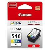 Canon Ink - CL-546XL High Yield Genuine C/M/Y Colour Printer Ink Cartridge