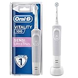 Oral-B 610519 Vitality 100 Sensi Ultrathin Rechargeable Electric Toothbrush, 1 Count