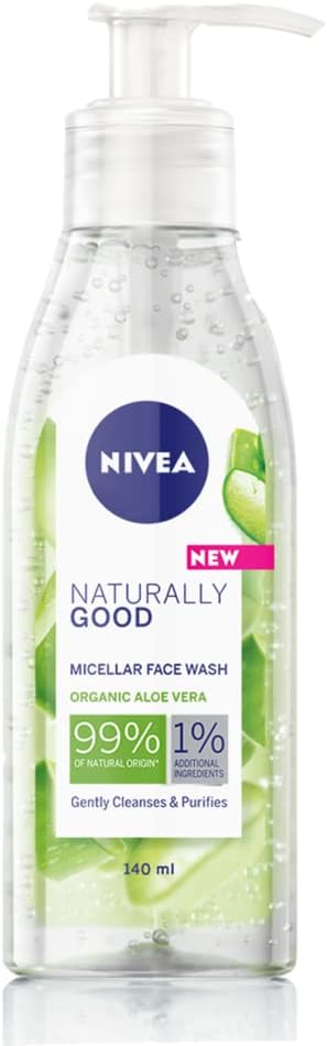 NIVEA Naturally Good Micellar Face Wash Gel 140ML