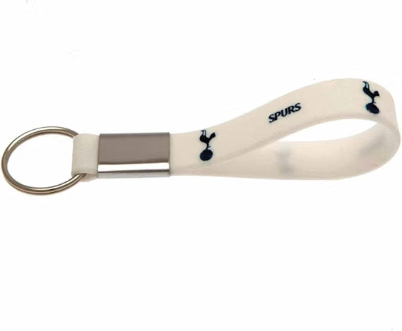 Tottenham Hotspur FC Silicone KeyRing WHITE