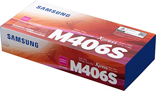 Samsung SU252A CLT-M406S Toner Cartridge, Magenta, Pack of 1