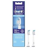 Oral-B Pulsonic Clean Replacement Toothbrush Heads for Oral-B Sonic Toothbrush Heads, Pack of 2 (1 Pack)