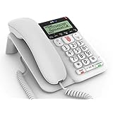 BT Décor 2600 Corded Landline House Phone, Home Phone, Advanced Nuisance Call Blocker, Call Block Button, Handsfree, Mute Button