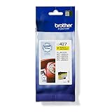 Brother LC-427Y Inkjet Cartridge, Yellow, Single Pack, Standard Yield, Includes 1 x Inkjet Cartridge, Genuine Supplies