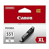 Canon Original CLI-551xl High Capacity Ink Cartridge, Grey