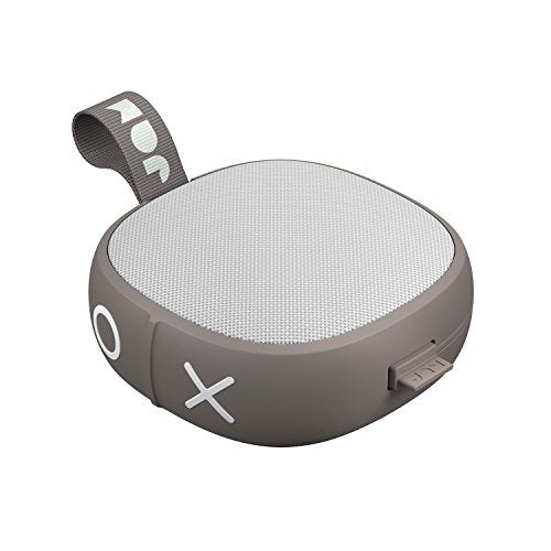 Jam Hang Up Shower Bluetooth Speaker, Stick Pad, 8 Hour Playtime, Waterproof, Dust Proof, Drop Proof IP67 Rating, Built In Wireless Speakerphone, Aux In Port, Integrated USB - Grey