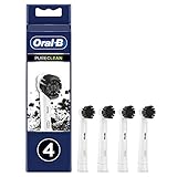 Oral-B Replacement Head for Pure Clean Carbon Toothbrush (Pack of 4)