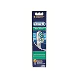 Oral-B Dual Clean Replacement Toothbrush Heads Powered by Braun, White/Blue, 2 Count