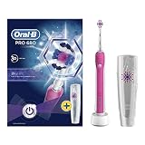 ORAL B PRO 680 [Toothbrush+CASE] Pink, (Pack of 1)