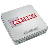 Ideal | Scrabble Retro Edition Tin | Beautifully presented in a collector's tin with wooden racks and tiles | Classic Games | For 2-4 Players | Ages 10+