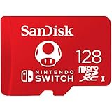 SANDISK microSD Card 128GB, Super Mario Super Mushroom Edition