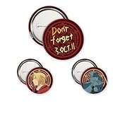 ABYstyle – Pack of 3 FULLMETAL ALCHEMIST Elric Brothers Badges