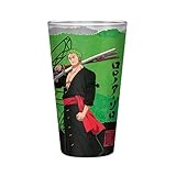 ABYstyle One Piece Zoro 400ml Drinking Glass | One Piece Merchandise | One Piece Gifts