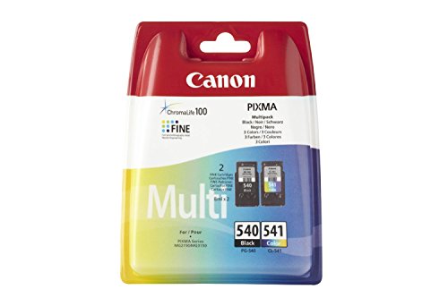 Canon PG540 Black & CL541 Colour Original Ink Cartridge Combo Pack