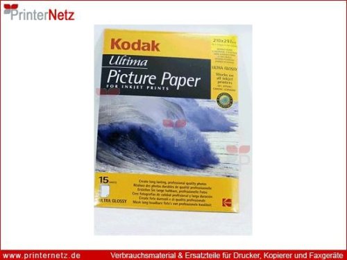 Kodak Ultima Photo Paper 15 Sheets of DIN A4
