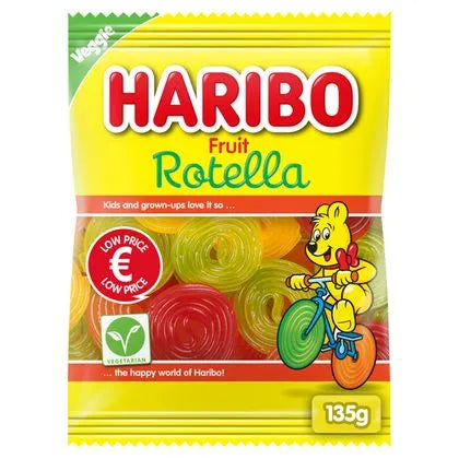 Haribo Fruit Rotella Bag 135G