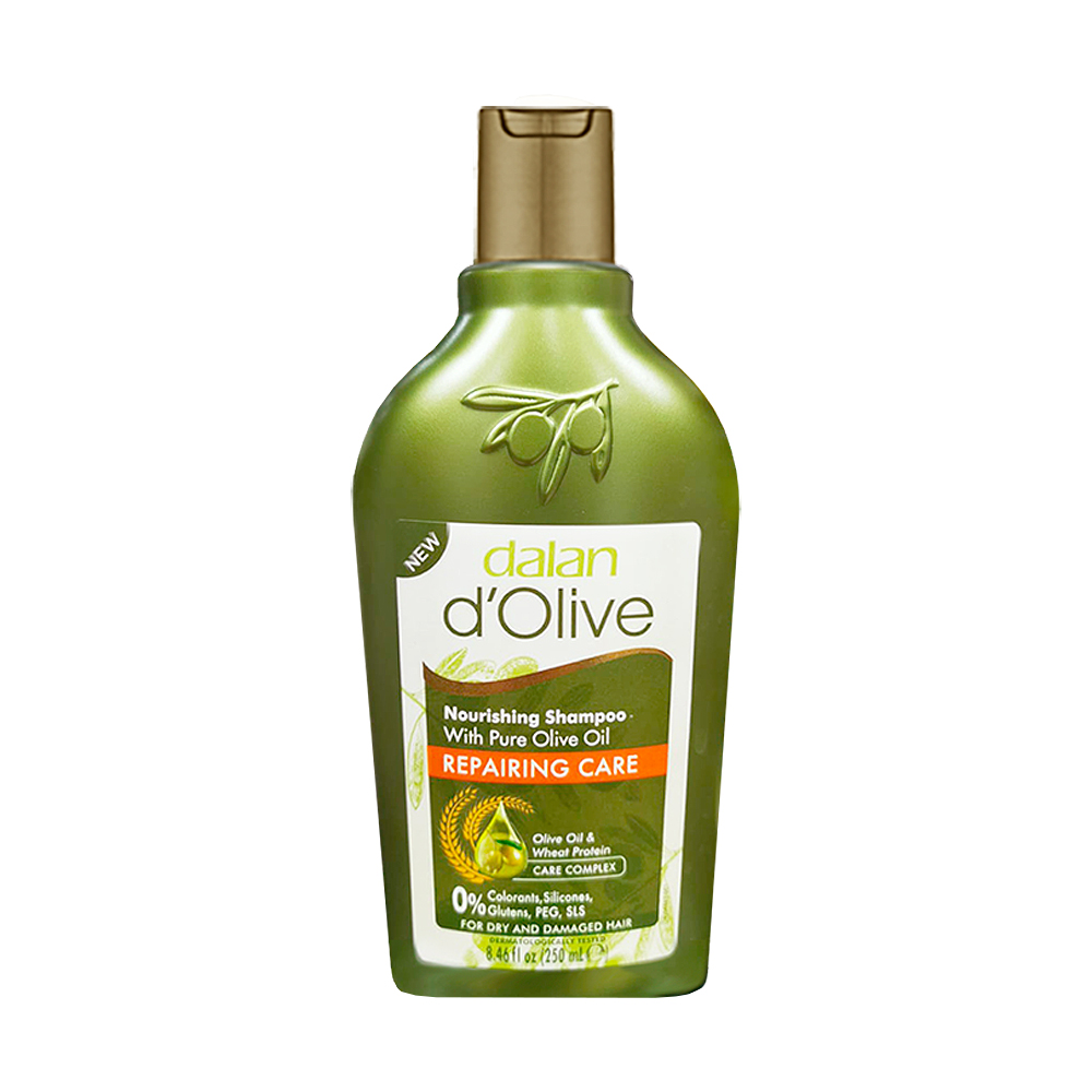 Dalan Natural Shampoo For Hair Recovery and Nourishment with Pure Olive Oil 250ml