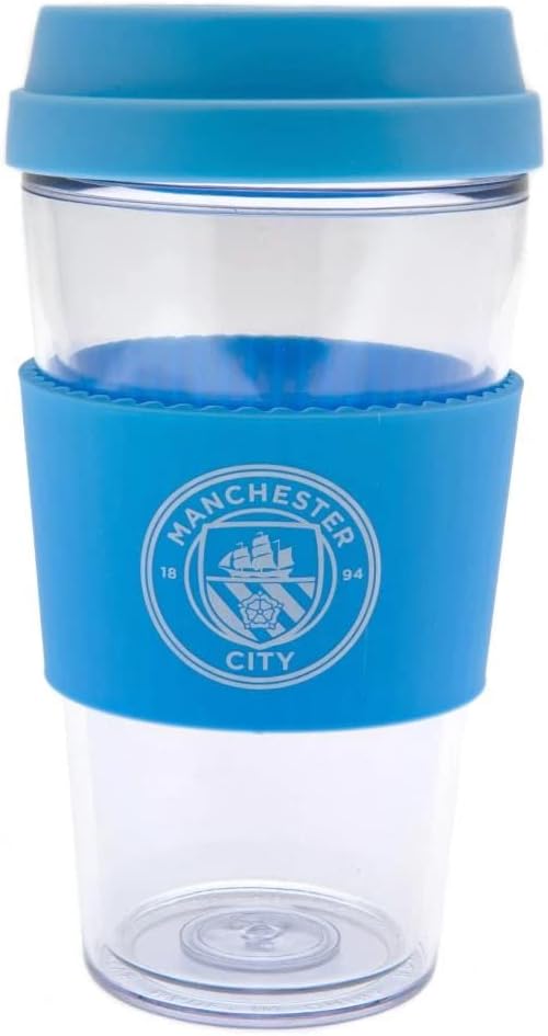 Manchester City FC Clear Grip Travel Mug