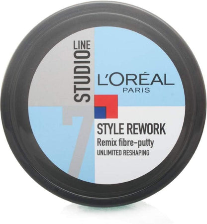 L'oreal Paris Studio Style Rework Remix Hair Reshaping Fibre Putty 150ml