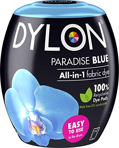 Dylon Machine Dye Pod, Paradise Blue, 350G