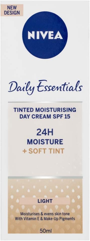 Nivea Daily Essentials Tinted Moisturising Day Cream Natural SPF 15 50 ml