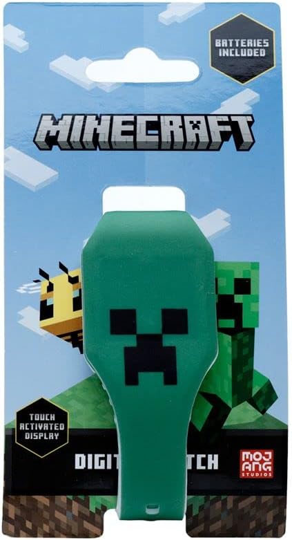 Minecraft Character Watch Minecraft Faces Silicone Digital Watch – HannWorld