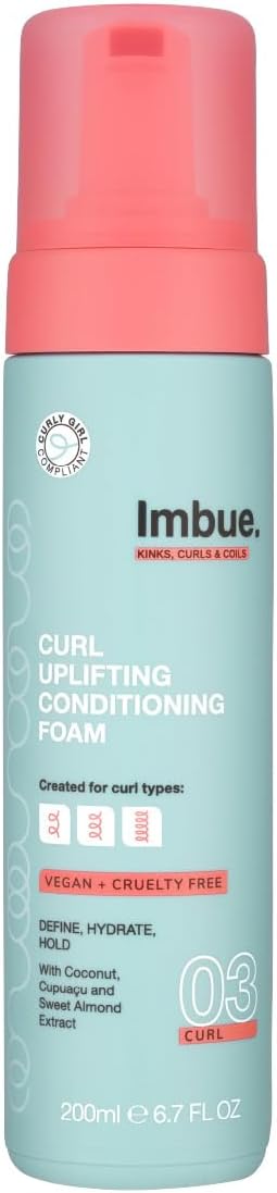 Imbue Curl Uplifting Conditioning Foam Hair Mousse 200ml