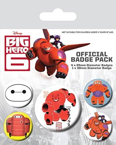 Big Hero 6 Baymax Badge Pack