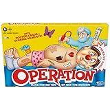 Operation Electronic Board Game with Doctor Cards and Funny Ailments, 1+ Player, Funny Kids' Games, for Boys & Girls aged 6 Plus