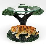 Burning Essence for Wax Scented Resin - Tiger - Glass Saucer