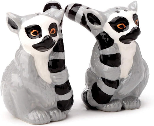 Lemur Ceramic Salt and Pepper Set