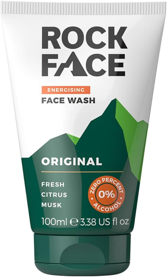Rock Face Energising Face Wash for Men