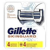 Gillette SkinGuard Sensitive Razor Blade Refills, 4 Pack