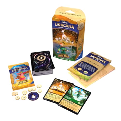 Disney Lorcana TCG: Into The Inklands Starter Deck (Amber and Emerald)