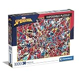 Clementoni - 39657 - Impossible Marvel Spiderman - Jigsaw Puzzle 1000 Pieces