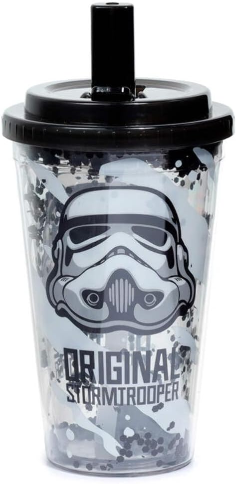 The Original Stormtrooper Double Walled Cup with Straw & Lid