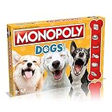Winning Moves Dogs Monopoly Board Game, Play with Pomeranian, Siberian Husky, Shiba Inu, Ages 8 and Up, 2-6 Players