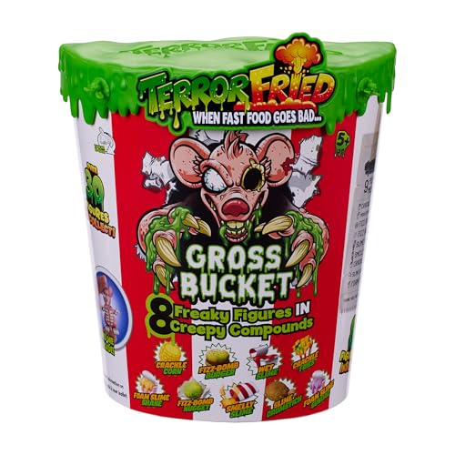 Terror Fried Gross Bucket, When Fast Food Goes Bad, Gross collectables with slime play, Boys aged 4-10, Multiple compound play