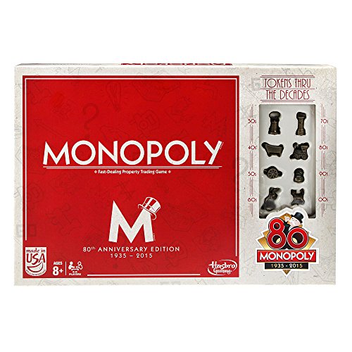 Monopoly 80th Anniversary Edition Board Game SEALED