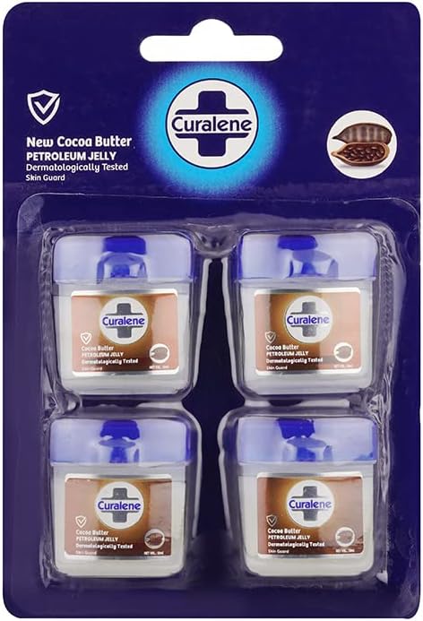 Curalene Petroleum Jelly Coco Butter 10ml (Pack of 4)