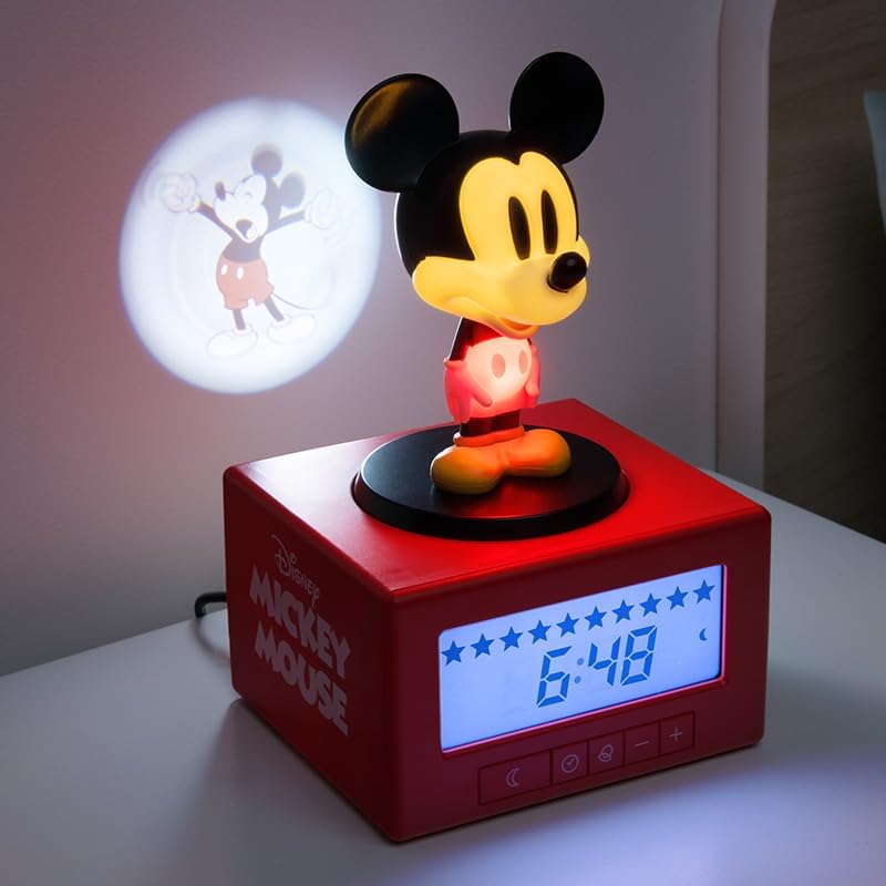 Disney Mickey Mouse Sleep Training Alarm Clock - Officially Licensed