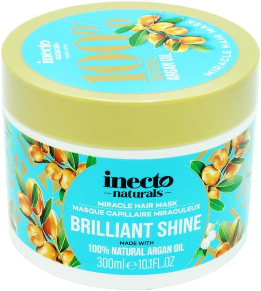 Inecto Naturals Miracle Brilliant Shine Argan Hair Mask 300ML