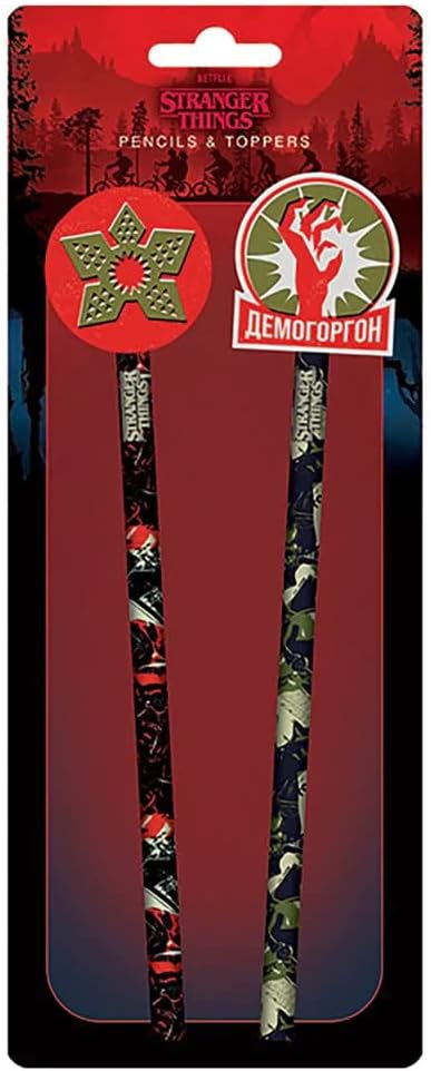 Pyramid International | Stranger Things | Demogorgons | Pencils | Toppers | Kids | Officially Licensed