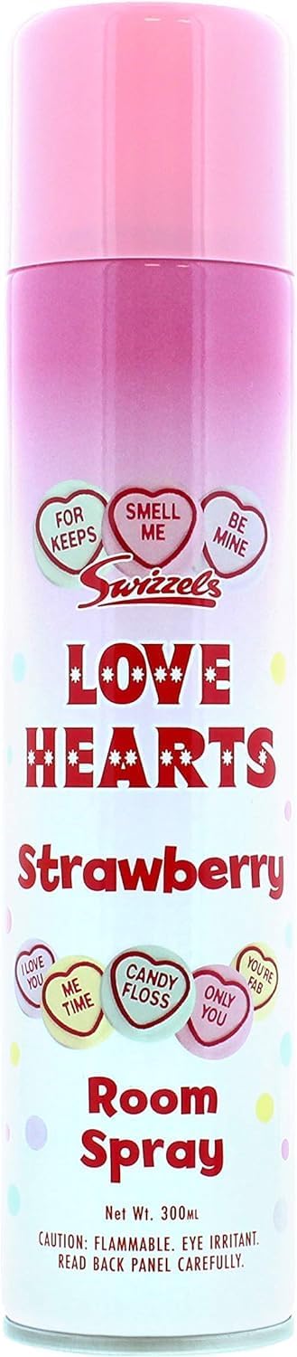 Swizzels Love Hearts Strawberry Fragranced Room Spray 300ML