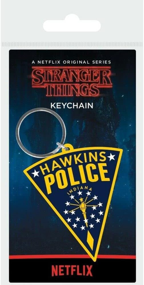 Stranger Things: Hawkins Police Woven Keychain